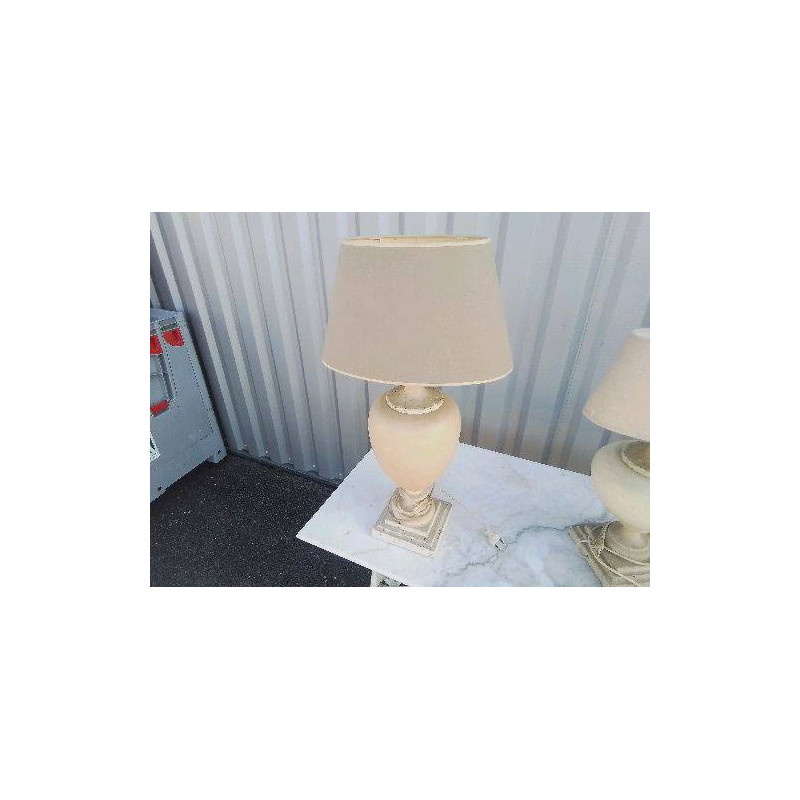LAMPE LE DAUPHIN TRAVERTIN GM