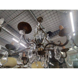 LUSTRE BRONZE PAMPILLES 