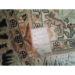 TAPIS LAINE ET SOIE CACHEMIRE