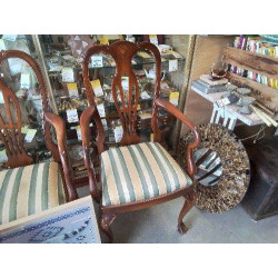 FAUTEUIL BOIS ASSISE TISSU...