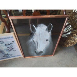 CADRE CHEVAL TOUR COUL CUIVRE 
