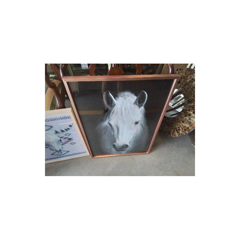 CADRE CHEVAL TOUR COUL CUIVRE 