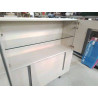 VITRINE MODERNE CHENE BLANCHI GRIS+ACC