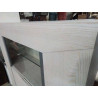 VITRINE MODERNE CHENE BLANCHI GRIS+ACC
