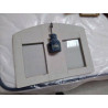 CADRE 2 PHOTOS BEIGE DECOR LANTERNE BLEU 