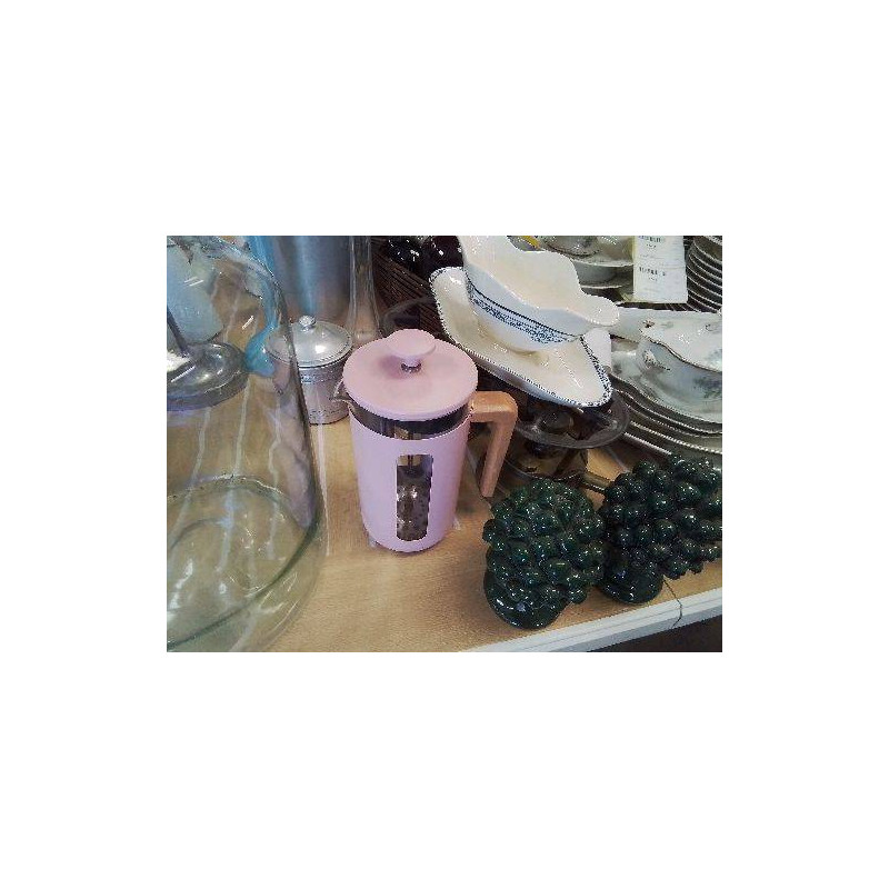 CAFETIÈRE PRESSION ROSE