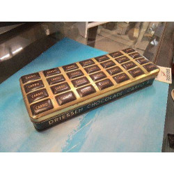 BOITE METAL CHOCOLADE VINTAGE