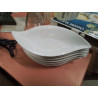 LOT DE 7 RAMEQUINS BLANC FORME 