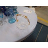 PLAT FORME PANIER VERRE PM AVEC ANSE DORÉ 