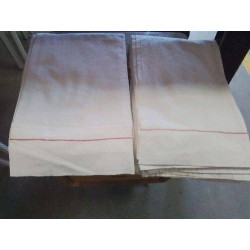 DRAP ANC LISERET ROSE
