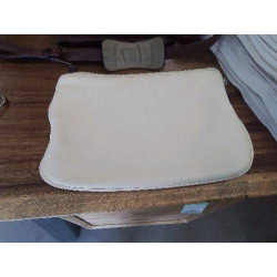 POCHETTE CUIR BEIGE LANCEL