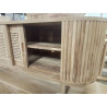 DN217-BUFFET OVALE TECK ROTIN 150/45/60 CM