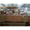 DN215**-MEUBLE TECK 3 PORTES 3 TIROIRS 220/45/HT 65CM