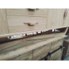DN215**-MEUBLE TECK 3 PORTES 3 TIROIRS 220/45/HT 65CM