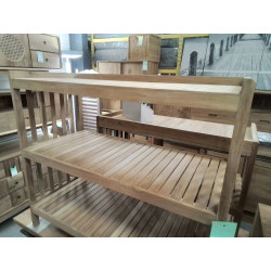 ETAGERE TECK 90/40/80 CM