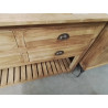 MU08-CONSOLE TECK 4 TIROIRS 115/38/HT80 CM