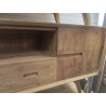 DN201-BUFFET BAS TECK 2 PORTES 150/45/HT 65 CM