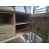 DN201-BUFFET BAS TECK 2 PORTES 150/45/HT 65 CM