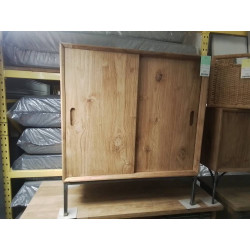 MEUBLE TECK 2 PORTES...