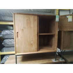 MEUBLE TECK 2 PORTES 80/40/90 CM