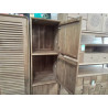 MEUBLE COLONNE TECK 3 PORTES 50/45/180 CM