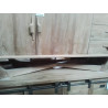 DN 210 MEUBLE TECK 2 PORTES 3 TIROIRS PIEDS CROISES 150/45/65 CM