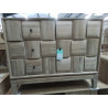 DN215-BUFFET TECK DECOR DAMIER 100/45/ HT 80 CM