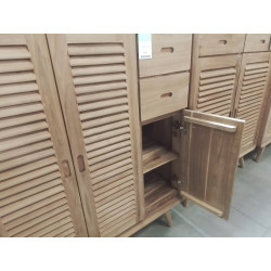 DN202-MEUBLE TV TECK ROTIN 150/45/HT 65 CM