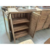 DN202-MEUBLE TV TECK ROTIN 150/45/HT 65 CM