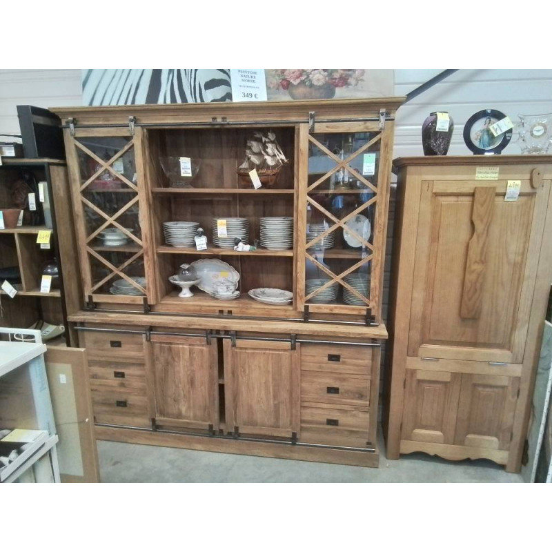 ME609-BUFFET TECK 2 CORPS 200/50/220 CM