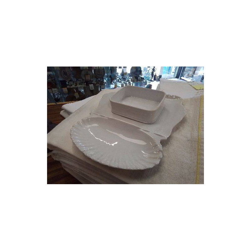 SERVITEUR À SARDINES PORCELAINE BLANC 