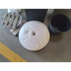 PIED PARASOL PVC BLC