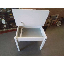 BUREAU PUPITRE ENFANT BLANC