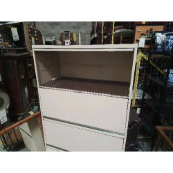 MEUBLE ATELIER METAL BEIGE...