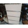 MEUBLE ATELIER METAL BEIGE 4 ABATS