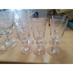LOT 6 VERRES LIQUEUR ANC...