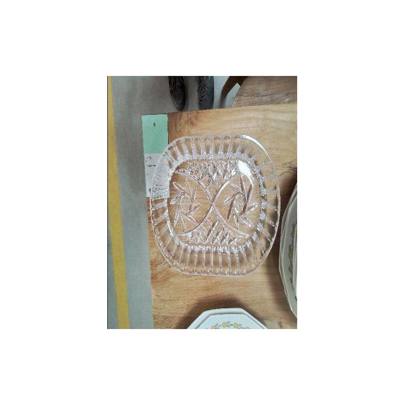PLAT OVALE CRISTAL DE BOHÊME 