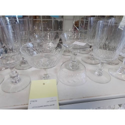 LOT 6 COUPES CRISTAL ANCIEN