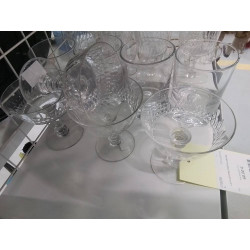 LOT 4 COUPES CRISTAL ANCIEN