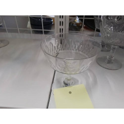 LOT 4 COUPES CRISTAL ANCIEN