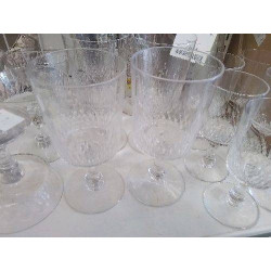 LOT 6 VERRES CRISTAL ANCIEN