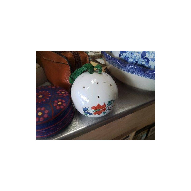 SALIÈRE BOULE DÉCOR FLEURS