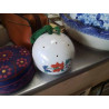 SALIÈRE BOULE DÉCOR FLEURS
