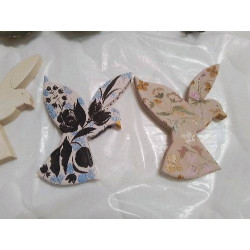 DÉCO OISEAU BOIS PEINT 