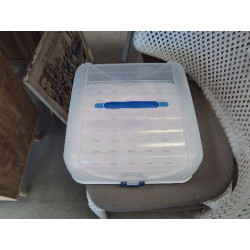 BOITE TRANSPORT TARTE BLC BLEU