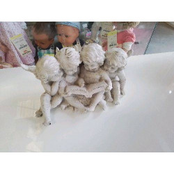STATUETTE RESINE 4 ANGES 