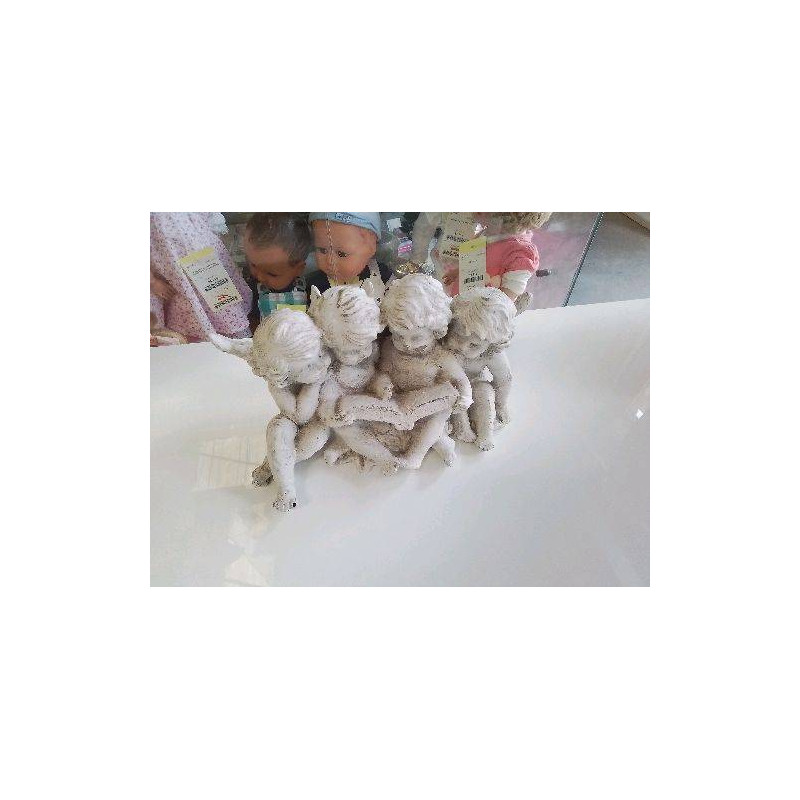 STATUETTE RESINE 4 ANGES 