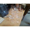LOT 6 VERRES CRISTAL 