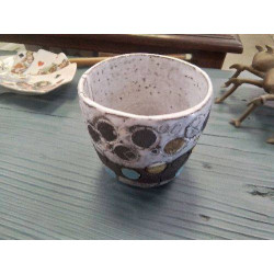POT TERRE ÉMAILLÉE RAKU