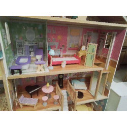 MAISON DE POUPÉE KIDKRAFT + ACC RES
